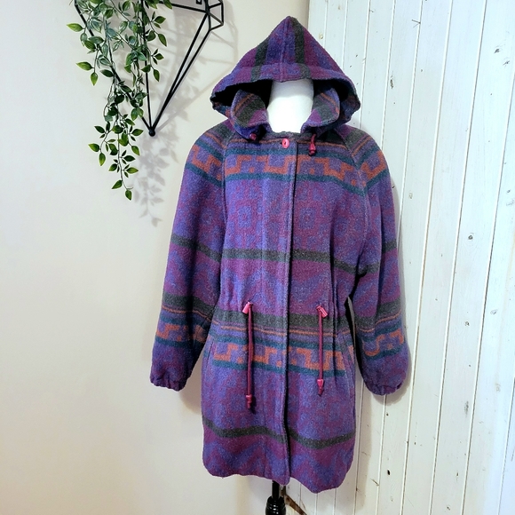 80's ANORAK ABSTRACT PRINT 10 - Picture 4 of 14